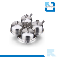 Stainless Steel Spice Rack Set / Salt and Pepper Shaker